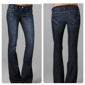 NWT New William Rast Ryley Flare wide leg jeans Dresden size 32